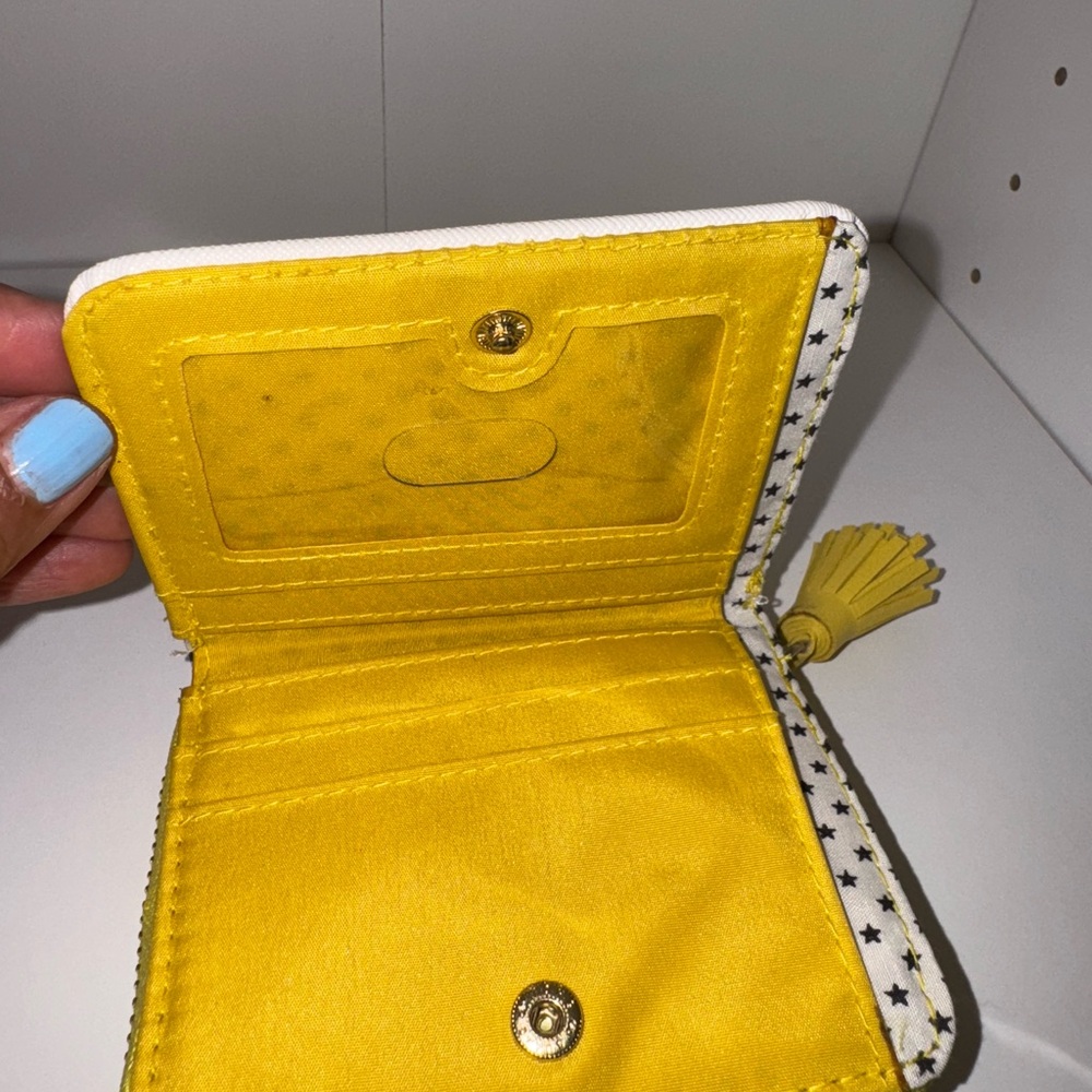 Yellow Star Pattern Wallet